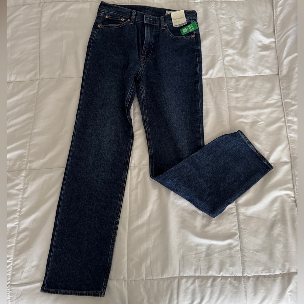 GAP Women's Straight Leg Jeans - Dark Blue